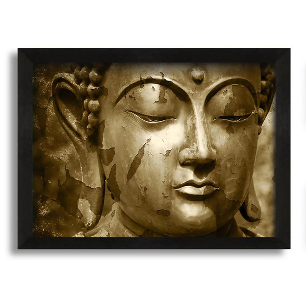 Bloomsbury Market Buddha Single Picture Frame Print On Canvas